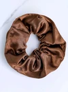 Gumka do włosów typu scrunchie, perłowy brąz O614349P00