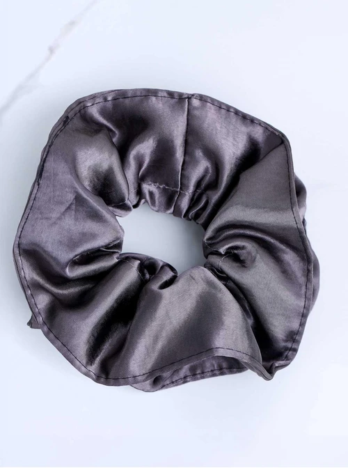 Gumka do włosów typu scrunchie, perłowy szary O614346P00