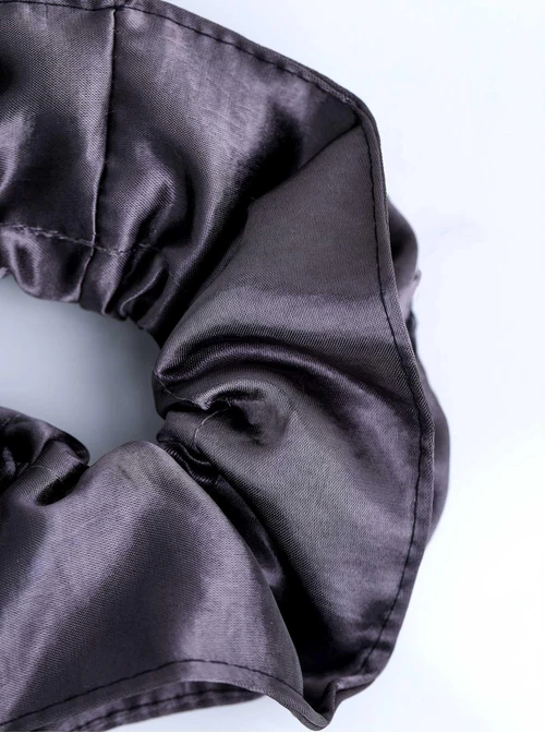 Gumka do włosów typu scrunchie, perłowy szary O614346P00