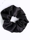 Gumka do włosów typu scrunchie, połyskujący czarny O614374P00