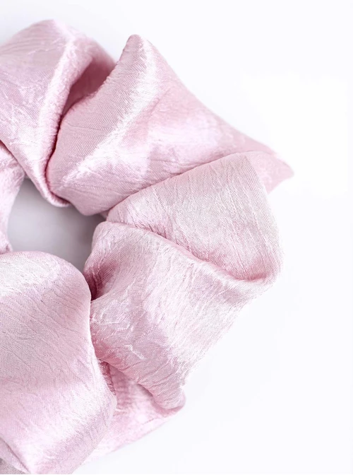 Gumka do włosów typu scrunchie, połyskujący różowy O614375P00
