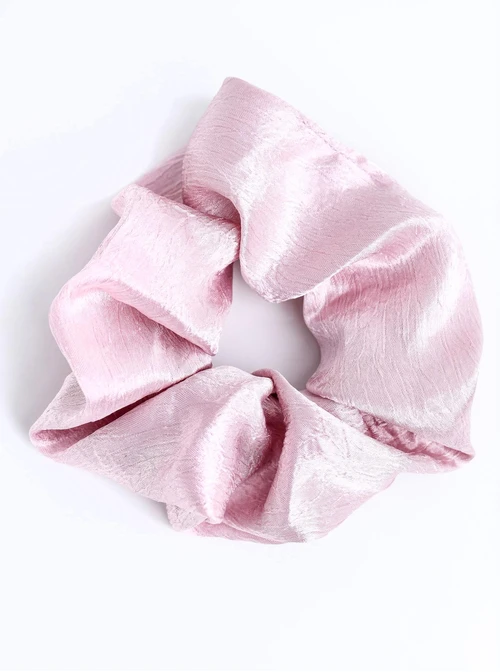 Gumka do włosów typu scrunchie, połyskujący różowy O614375P00