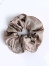 Gumka do włosów typu scrunchie, połyskujący szary O614376P00