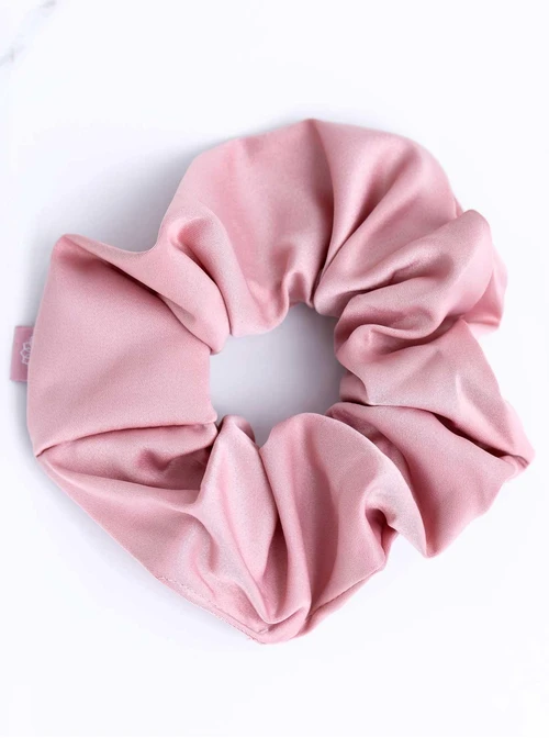 Gumka do włosów typu scrunchie, pudrowy różowy O614422P00