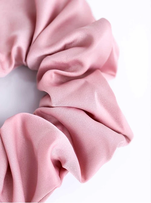 Gumka do włosów typu scrunchie, pudrowy różowy O614422P00