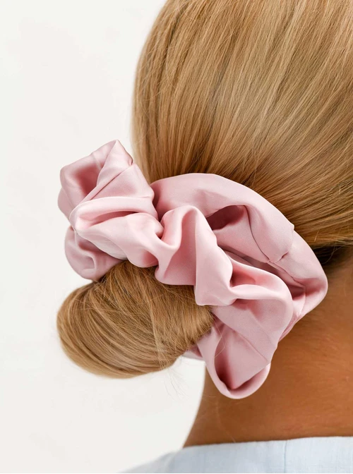 Gumka do włosów typu scrunchie, różowy O614353P00