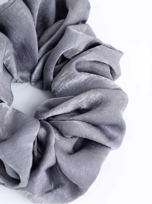 Gumka do włosów typu scrunchie, stalowa O614413P00