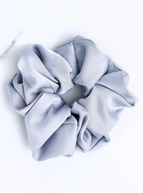Gumka do włosów typu scrunchie, szara O614362P00