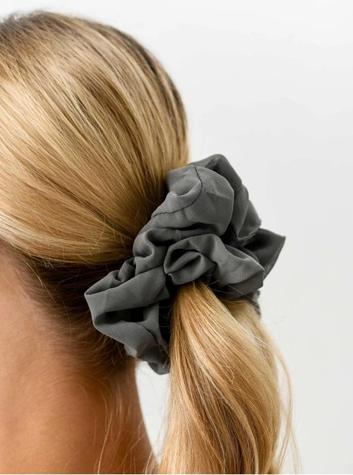 Gumka do włosów typu scrunchie, szara O614443P00