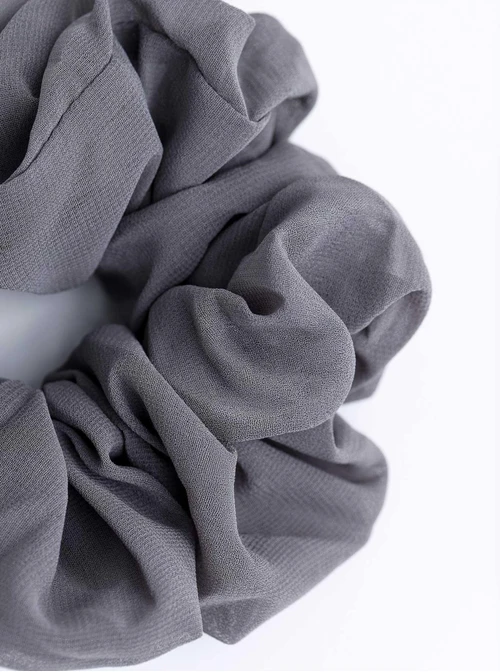 Gumka do włosów typu scrunchie, szara O614443P00