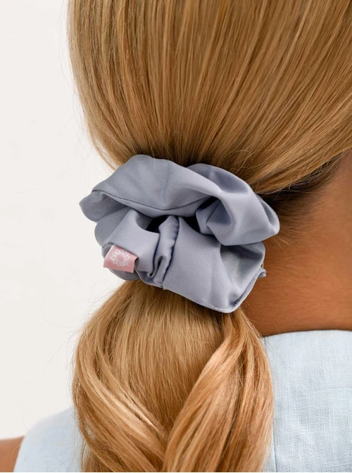Gumka do włosów typu scrunchie, szary O614420P00