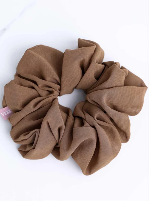 Gumka do włosów typu scrunchie, toffi O614439P00