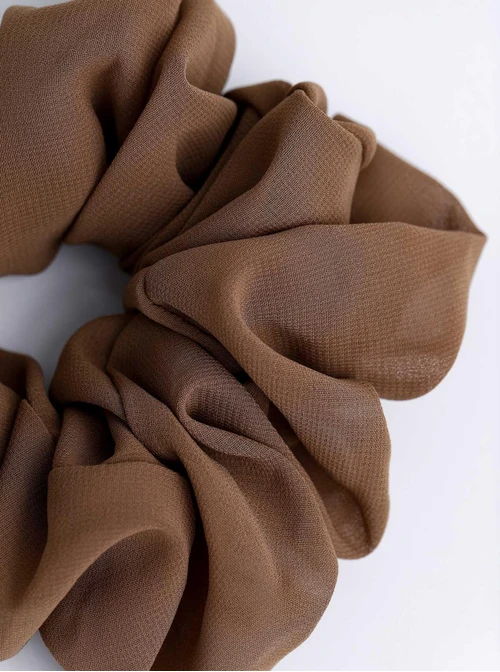 Gumka do włosów typu scrunchie, toffi O614439P00