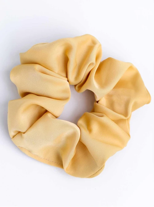 Gumka do włosów typu scrunchie, żółty O614423P00