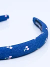 Opaska do włosów, wisienki, denim O814459P00