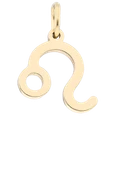 Zawieszka znak zodiaku Lew, stal pozłacana SC16527Z00-04