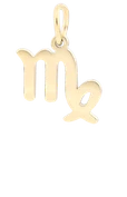 Zawieszka znak zodiaku Panna, stal pozłacana SC16527Z00-05