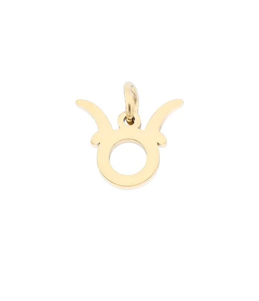 Zawieszka znak zodiaku, Byk, stal pozłacana SC16527Z00-02