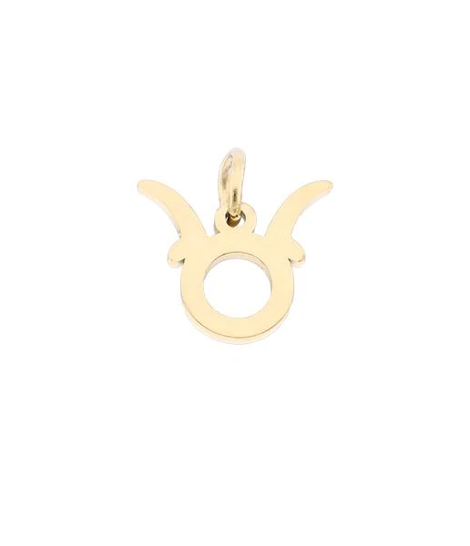 Zawieszka znak zodiaku, Byk, stal pozłacana SC16527Z00-02