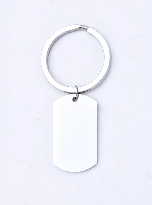 Brelok męski srebrny, stal W-2-KR10553S00