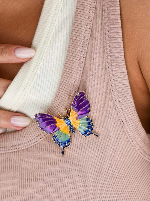Broszka Motyl, multikolor B713762Z00