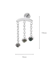 Kolczyk do piercingu labret, Jaspis, stal ST15739S00
