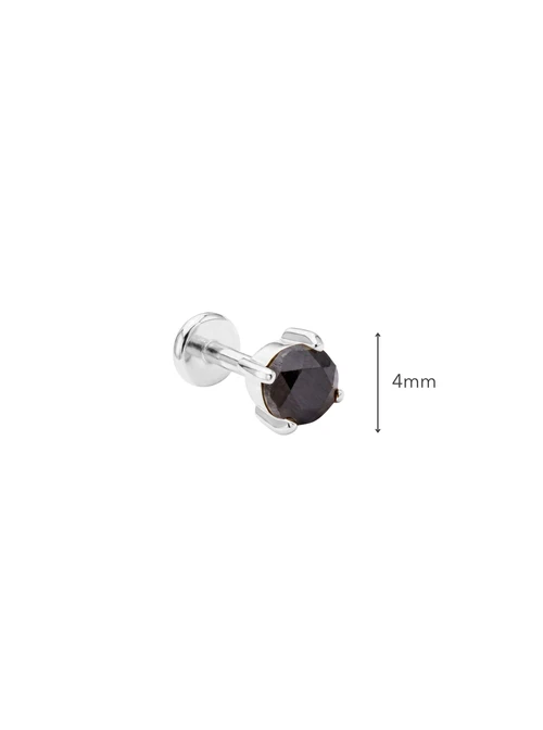 Kolczyk do piercingu labret, Jaspis, stal ST15779S00