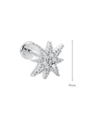 Kolczyk do piercingu labret, gwiazdka, stal ST15909S00