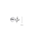 Kolczyk do piercingu labret, gwiazdka, stal ST15943S00