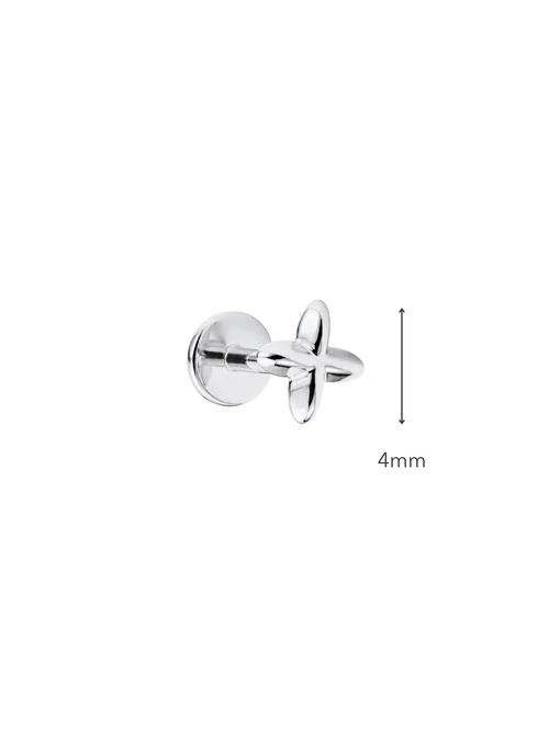 Kolczyk do piercingu labret, gwiazdka, stal ST15943S00