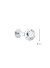 Kolczyk do piercingu labret, kryształek, stal ST16033S00