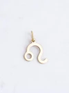 Zawieszka znak zodiaku Lew, stal pozłacana SC16527Z00-04