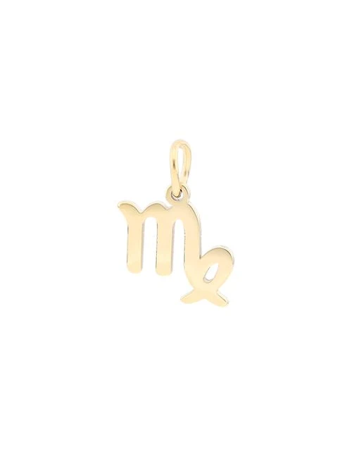 Zawieszka znak zodiaku Panna, stal pozłacana SC16527Z00-05