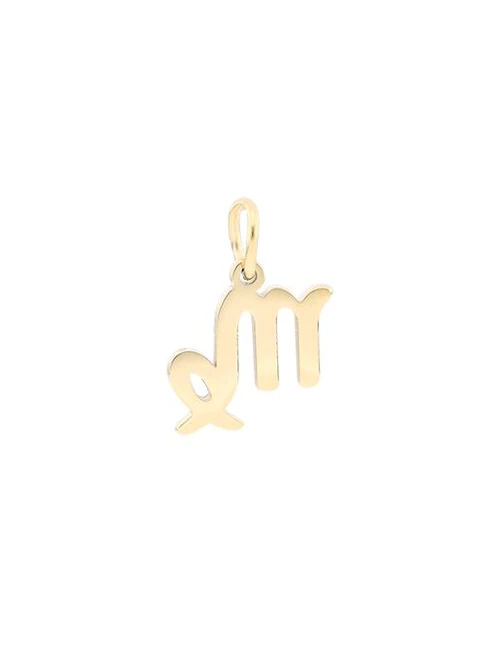 Zawieszka znak zodiaku Panna, stal pozłacana SC16527Z00-05