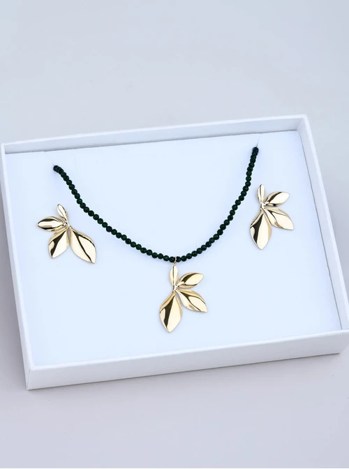 Zestaw Biżuterii Gilded Petal