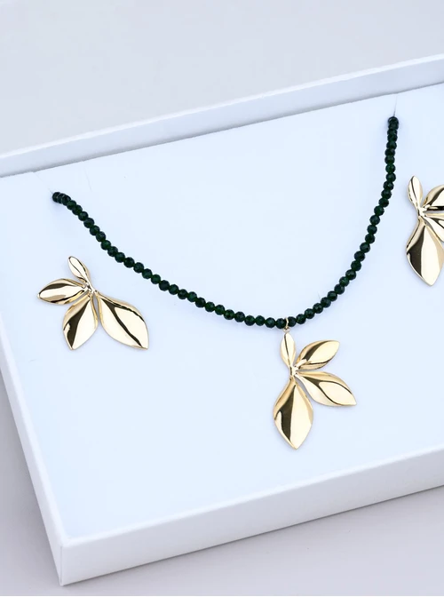 Zestaw Biżuterii Gilded Petal