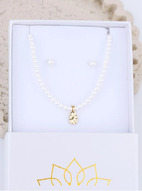 Zestaw Biżuterii Pearl Charm