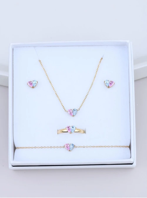 Zestaw Biżuterii Radiant Crystal