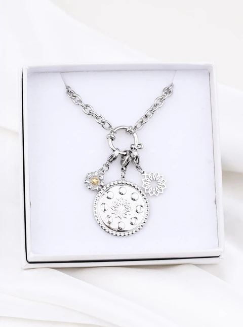 Zawieszka, charms, Rozeta Vezzi, stal SC16551S00