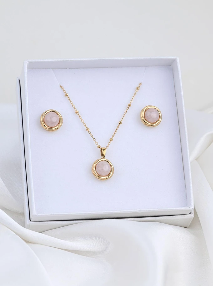 Zestaw Biżuterii Blush Reverie