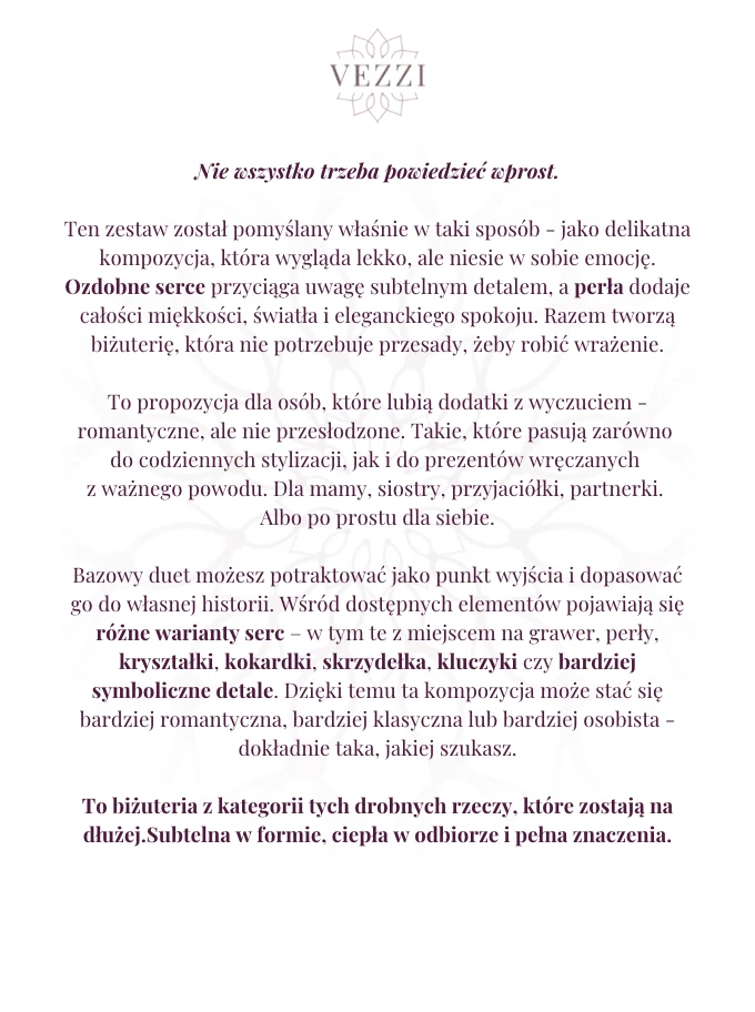Zestaw biżuterii Eternal Connection z możliwością personalizacji ZG00036Z00