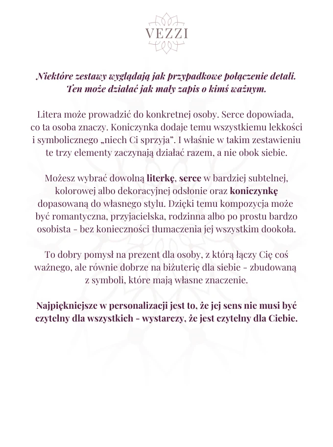 Zestaw biżuterii Golden Memories z możliwością personalizacji ZG00070Z00