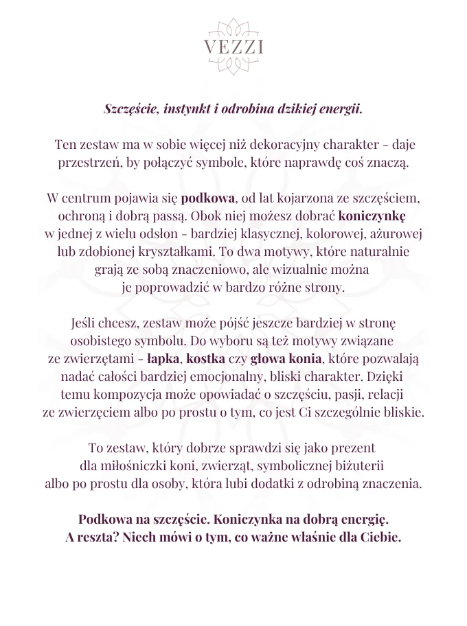 Zestaw biżuterii Lunar Thread z możliwością personalizacji ZG00030Z00