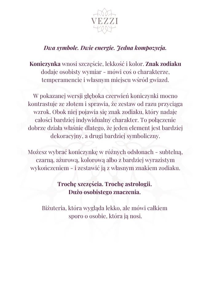Zestaw biżuterii Morning Whisper z możliwością personalizacji ZG00027Z00