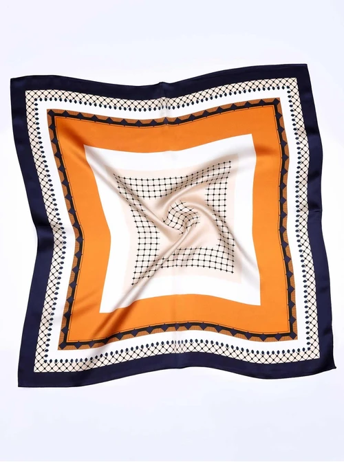 Apaszka Jedwabna, wzór geometryczny AP15392-07