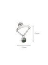 Kolczyk do piercingu labret, Jaspis, stal ST15715S00