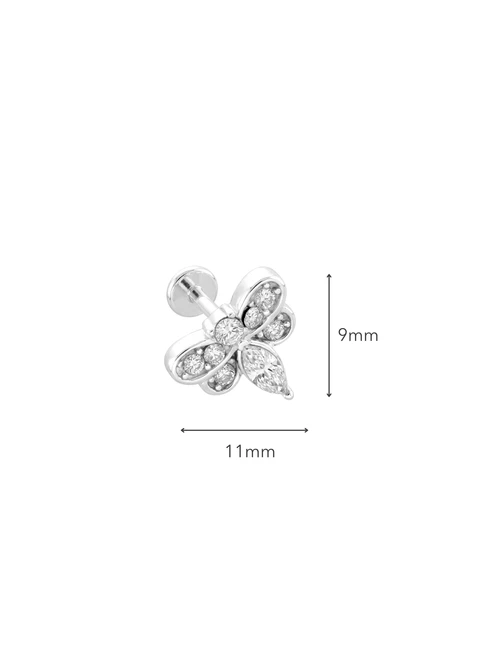 Kolczyk do piercingu labret, owad, stal ST15919S00