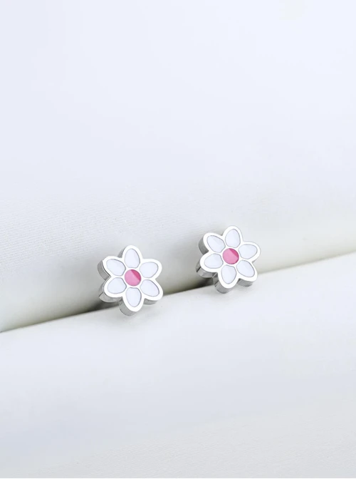 Kolczyki kwiatuszki, stal S216928S00