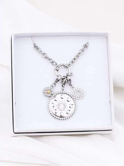 Zawieszka, charms, Rozeta Vezzi, stal SC16551S00