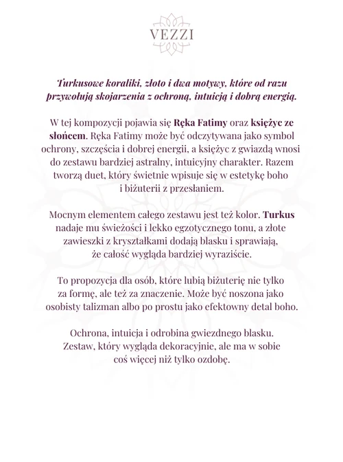 Zestaw Biżuterii Celestial Aura